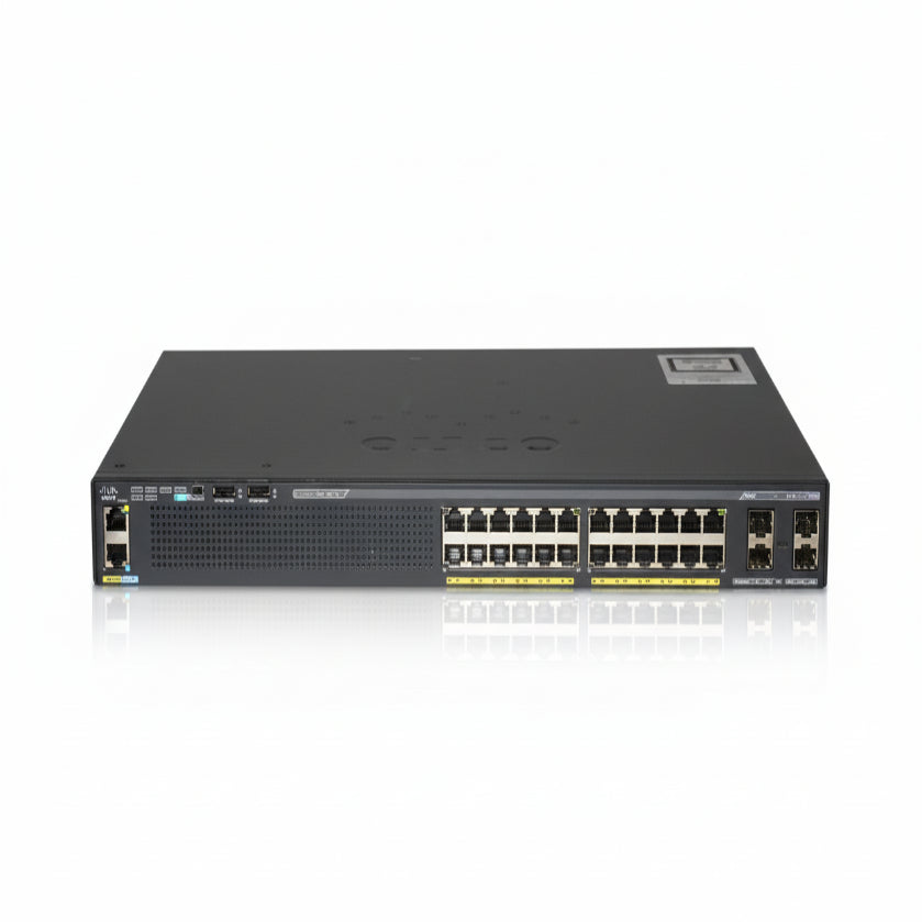 Cisco WS-C2960X-24PS-L 24 port PoE switch