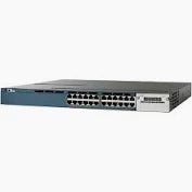 Refurbished Cisco Catalyst WS-C3560X-24TS managed switch front panel with 24 Gigabit Ethernet ports and SFP uplinks