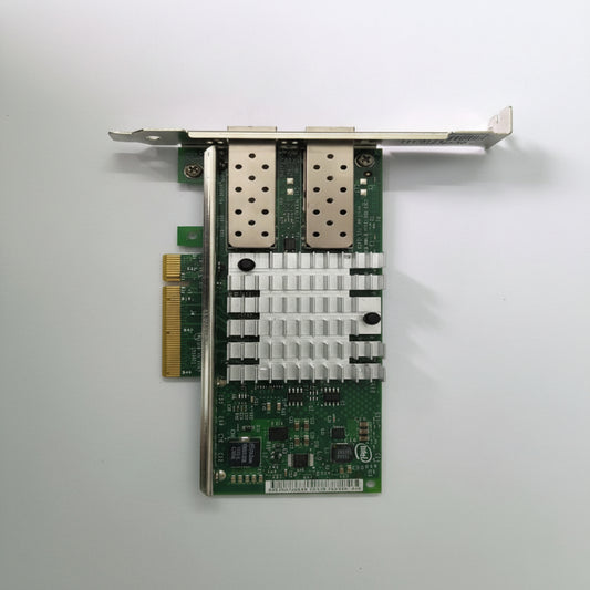 Refurbished Intel X520-DA2 Dual Port 10Gb SFP+ PCI-Express Network Adapter Card with heatsink